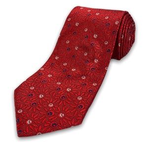 Brioni Red Geometric Luxury Tie
